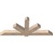 Ekena Millwork Kennewick Smooth Timber Gable Bracket, Douglas Fir, 72"W x 30"H x 5 1/2"D x 5 1/2"F, 10/12 Pitch GBW072X30X0606KEN00SDF - alternate 2
